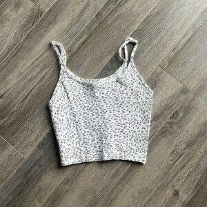 HARLOW Ribbed Floral Tank